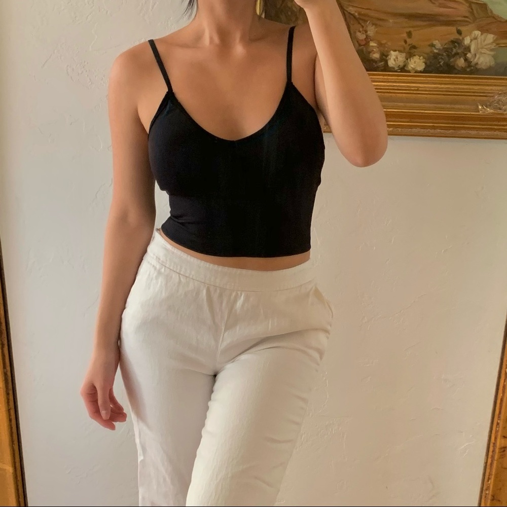 Marilyn Monroe black sports bra